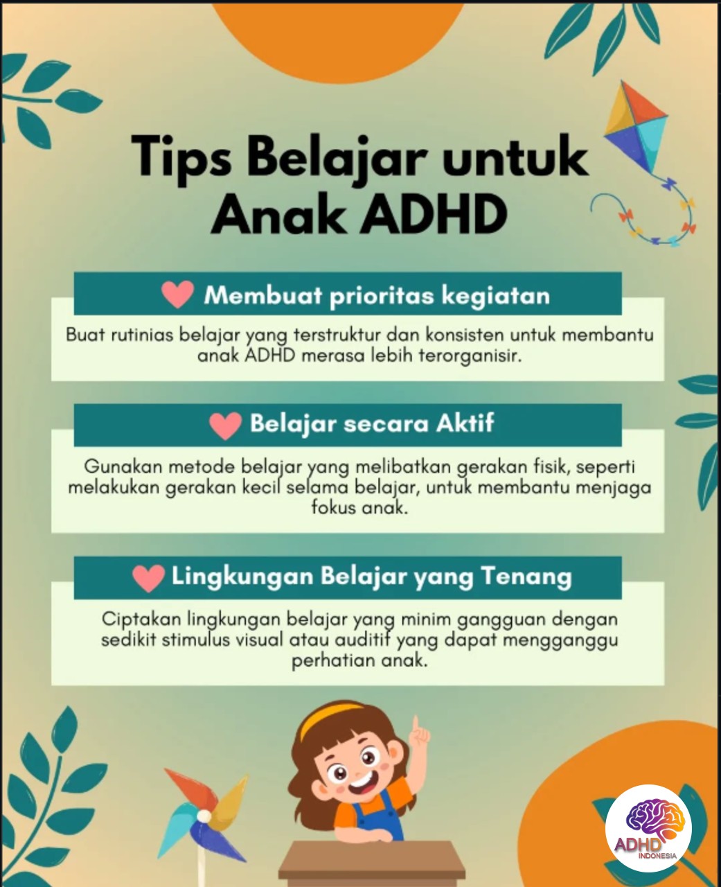 Strategi Belajar yang Cocok untuk Anak ADHD di Kabupaten Nias Barat